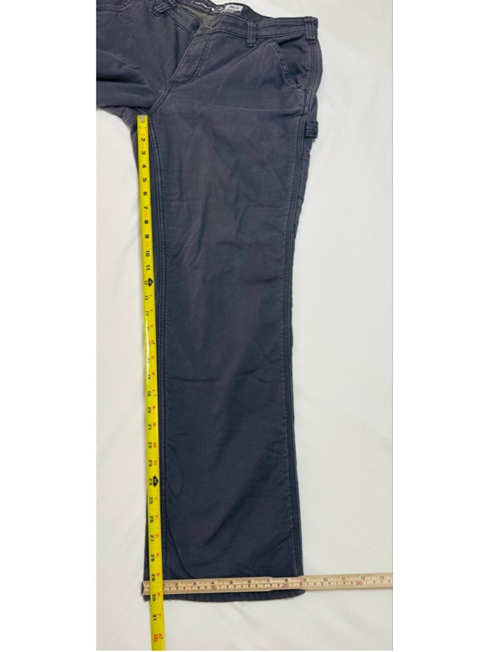 Carhartt Women’s 12 Regular Loose Fit Fleece Lined Canvas Carpenter Work Pants - Picture 13 of 13